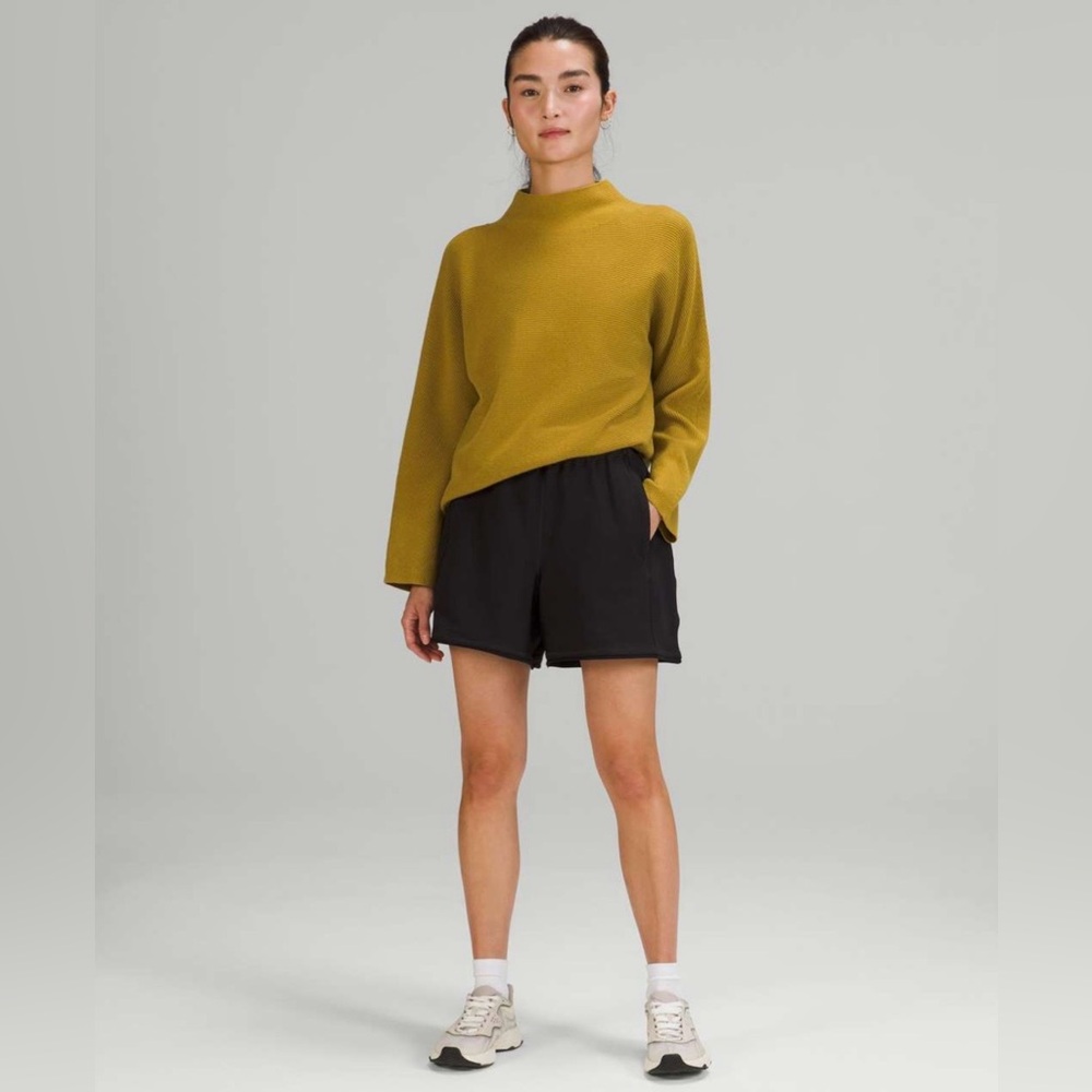 LULULEMON Boxy Cotton-Blend Sweater Auric Gold | XS/S
